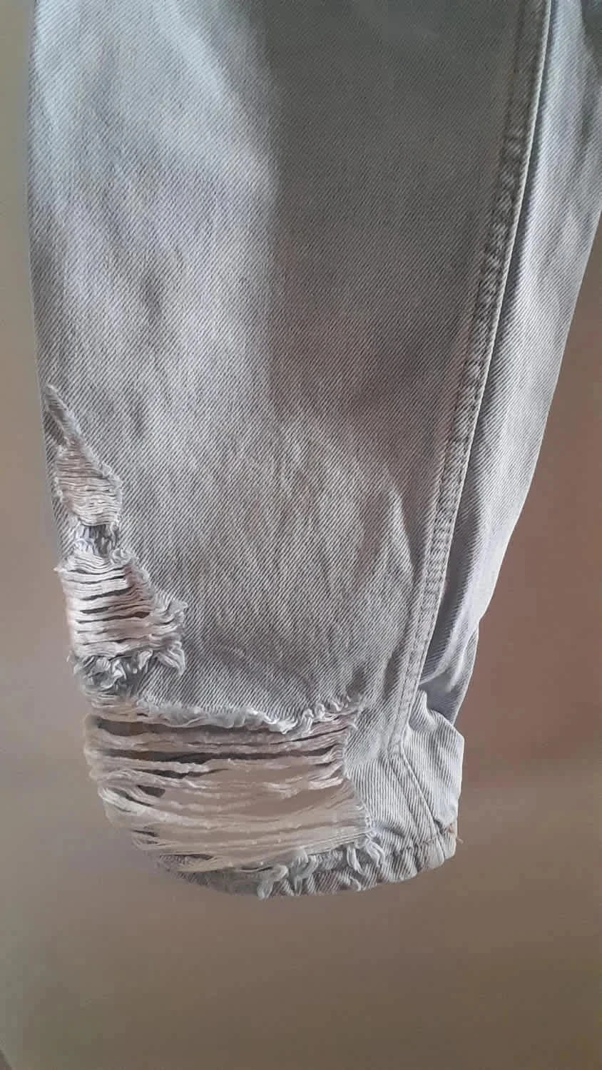 Jeans rasgados, cor azul claro, Tamanho 42, Marca Pull & Bear – photo 6